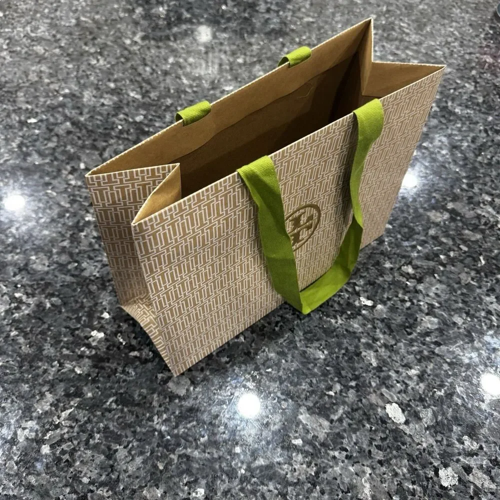 TORY BURCH Shopping Bag Authentic Empty Gift Bag w/ Dust Bag (12” X 9” X 5